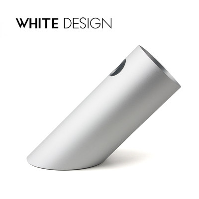 WhiteDesign金属倾斜铝合金笔筒