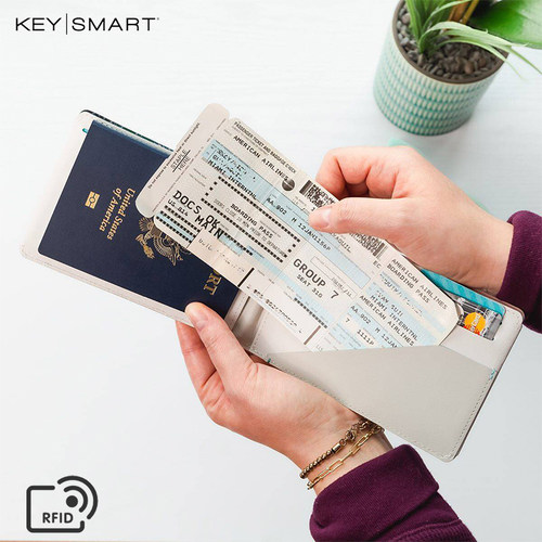 Keysmart多功能护照夹防盗刷卡包