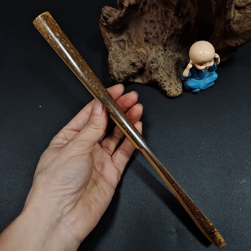 特价高档文玩扇子宣纸折扇八寸天然斑竹梅鹿老料扇骨空白扇面