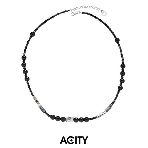 ACITY喜城天然石串珠项链不掉色