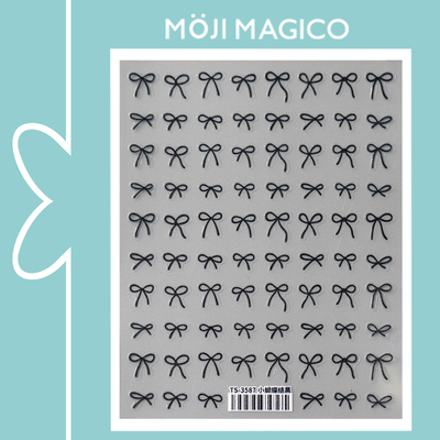 茉季中国美甲贴纸立体浮雕效果