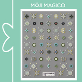 茉季 602 601 新工艺立体美甲贴纸背胶指甲贴波西米亚风格 小图案TS