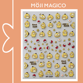 饰贴饰品呆萌可达鸭DP163 茉季 手帐立体美甲贴纸防水指甲贴装 164