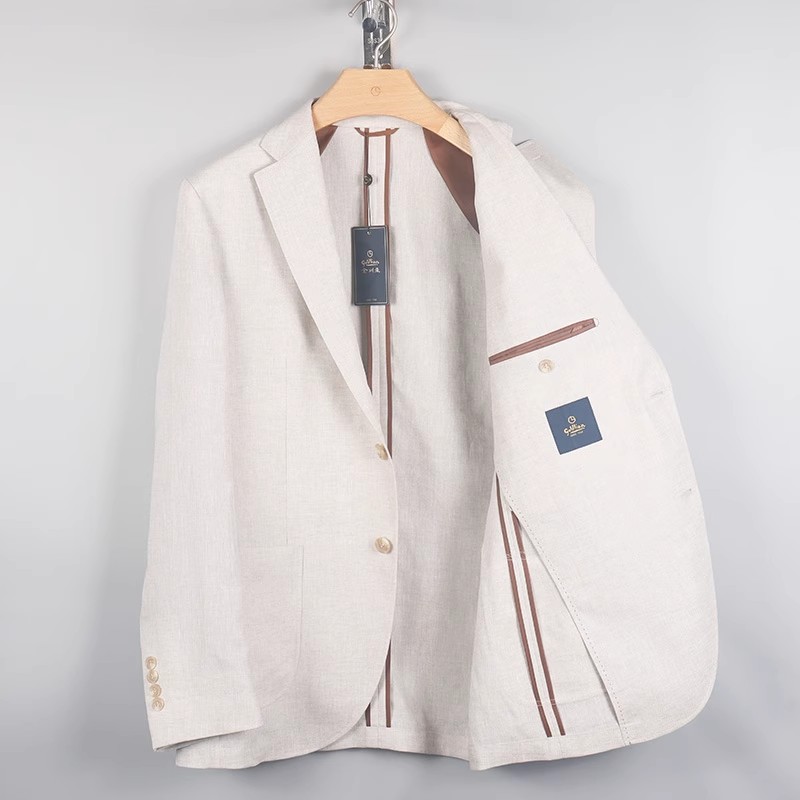 金利来男装 春季薄款时尚休闲西服外套2025新款MZDH360B0120-27