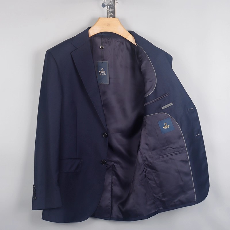 金利来男装 进口面料纯羊毛正装西服外套2025新款MZTHA05A0309-95