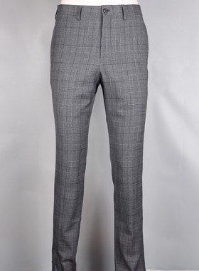 金利来男装西裤 2024新款条纹气质修身纯羊毛长裤MPTG14913079-78