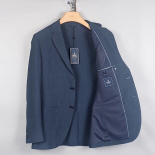 金利来男装 春季薄款修身时尚休闲单西服外套MZD23151409-85