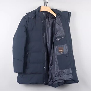 金利来男装羽绒服 2024冬新款加厚款白鹅绒外套MDSG53914010-88