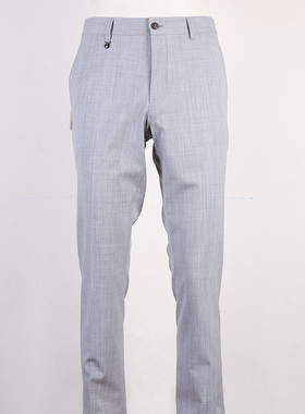 金利来男装 春季修身含羊毛灰色商务上班西裤长裤MPD20251708-38