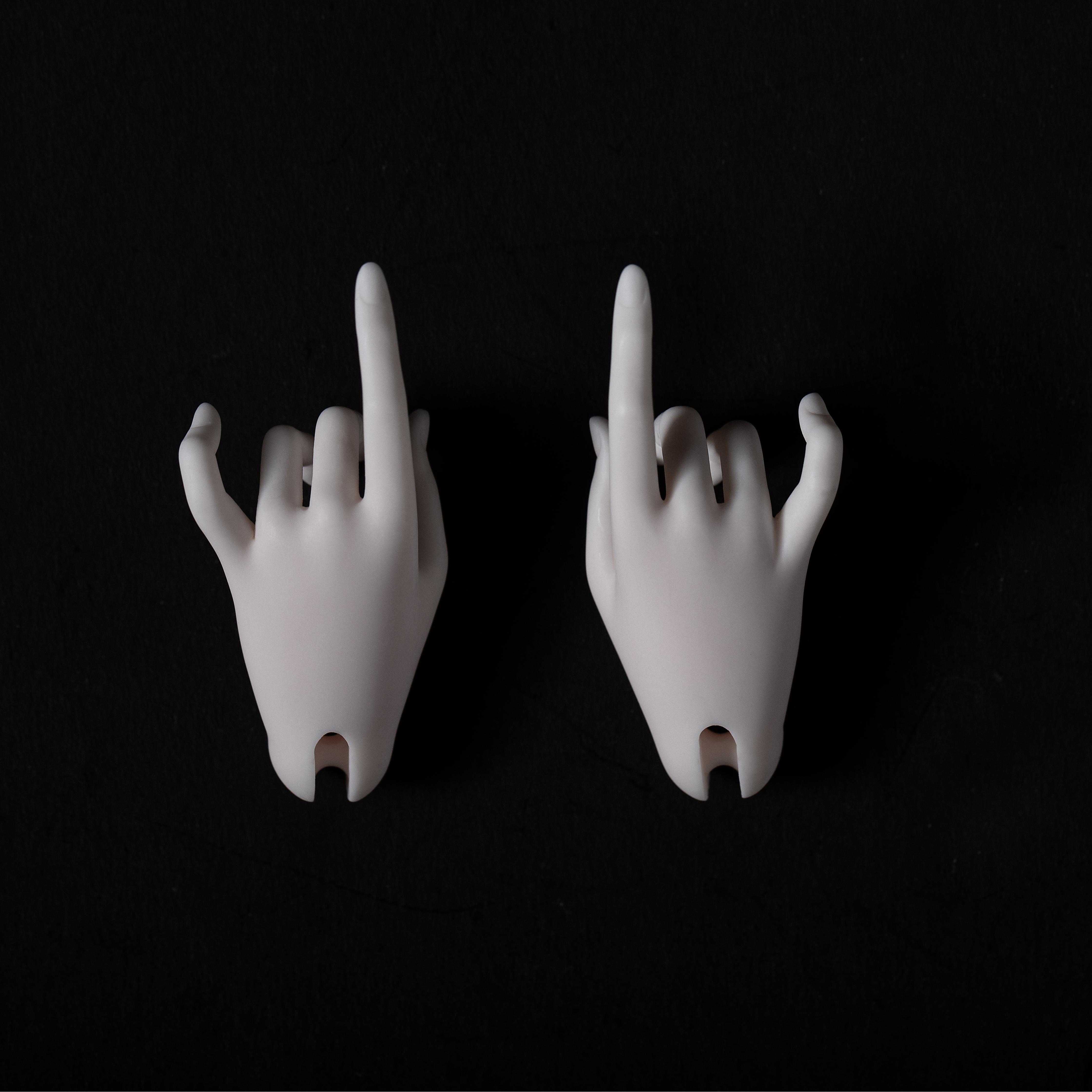 DollZone雪狐体42CM4分大四女体BJD娃娃手型高跟脚胸型DZ原创配件