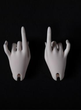 DollZone雪狐体42CM4分大四女体BJD娃娃手型高跟脚胸型DZ原创配件