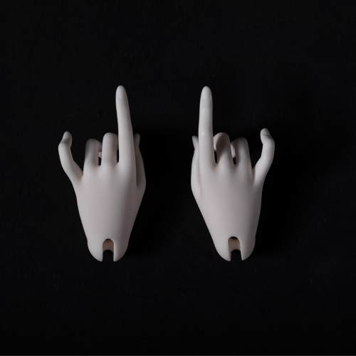 DollZone雪狐体42CM4分大四女体BJD娃娃手型高跟脚胸型DZ原创配件