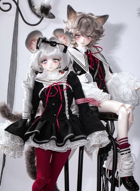 DollZone小凉&小森4分二次元BJD娃娃正比四分全套裸娃DZ官方