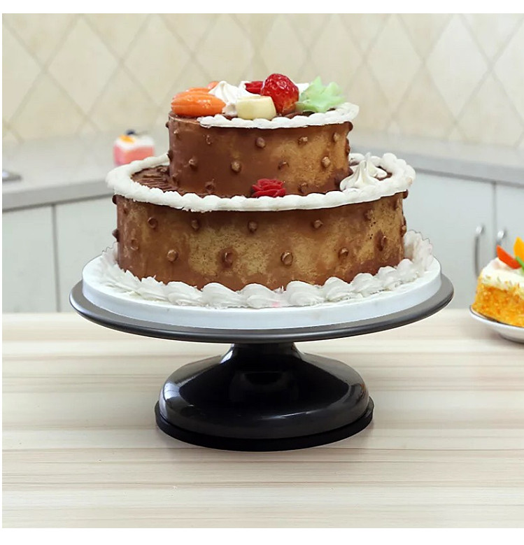 乾能裱花台蛋糕转台 铝合金转台进口轴承薄款转台转速平稳质量好