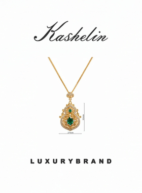 FX国潮【福禄】设计师款毛衣链~8965