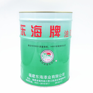 东海油漆各色醇酸磁漆工业车间金属设备醇酸防锈漆大红黑色中黄