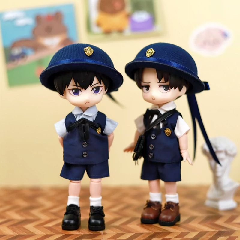 ob11娃衣可爱日式幼稚园套装幼儿园制服12分bjd娃娃GSCmollyp9ymy