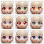 猫猫眼diy可爱 gsc水贴脸现货 成品脸 gsc脸 前脸 ob11