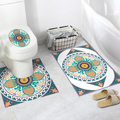 马桶u 型地贴厕所地板贴马桶地贴边缘卫生间防水防滑垫马桶地垫贴