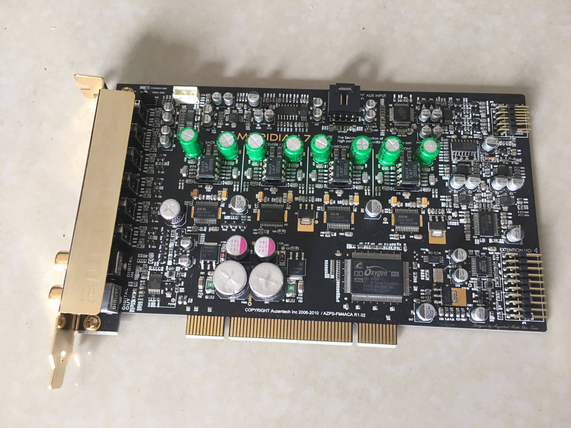 爱必特 X-MERIDIAN 7.1 PCI声卡 支持WIN10 全新库存