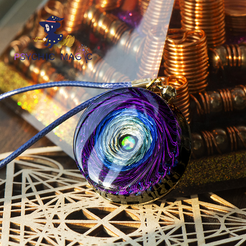 银河·光之门 虹吸系列 品牌原创彩虹漩涡吊坠水晶项链查克拉挂件