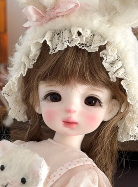 bjd娃娃bjd6分微笑soo精致可爱萌娃女孩高级关节可动玩偶公主现货
