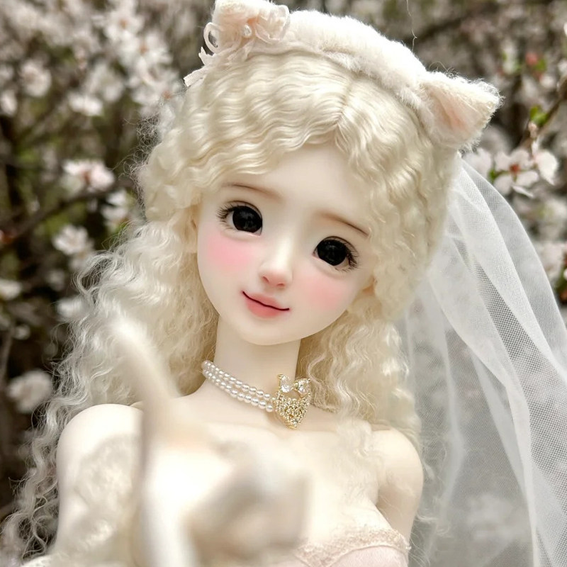 bjd娃娃bjd四分bjd正版娃娃4分女娃黛儿bjd素体bjd人偶sd娃娃礼物