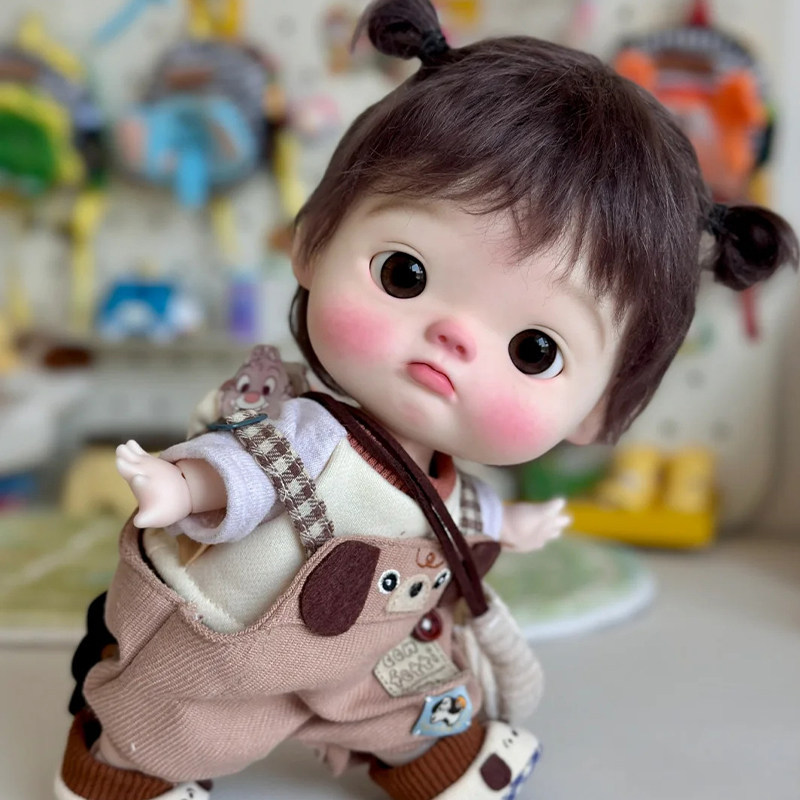 bjd娃娃bjd正版娃娃8分大头点妹娃娃大头娃娃bjd素体bjd人偶娃娃
