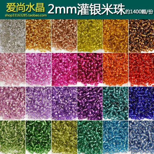 Бусины, стеклянный браслет из бисера ручной работы, китайская шпилька с кисточками, аксессуар для волос, 18 года, 2mm