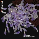 10 фиолетовых гвоздичных золотых порошков.