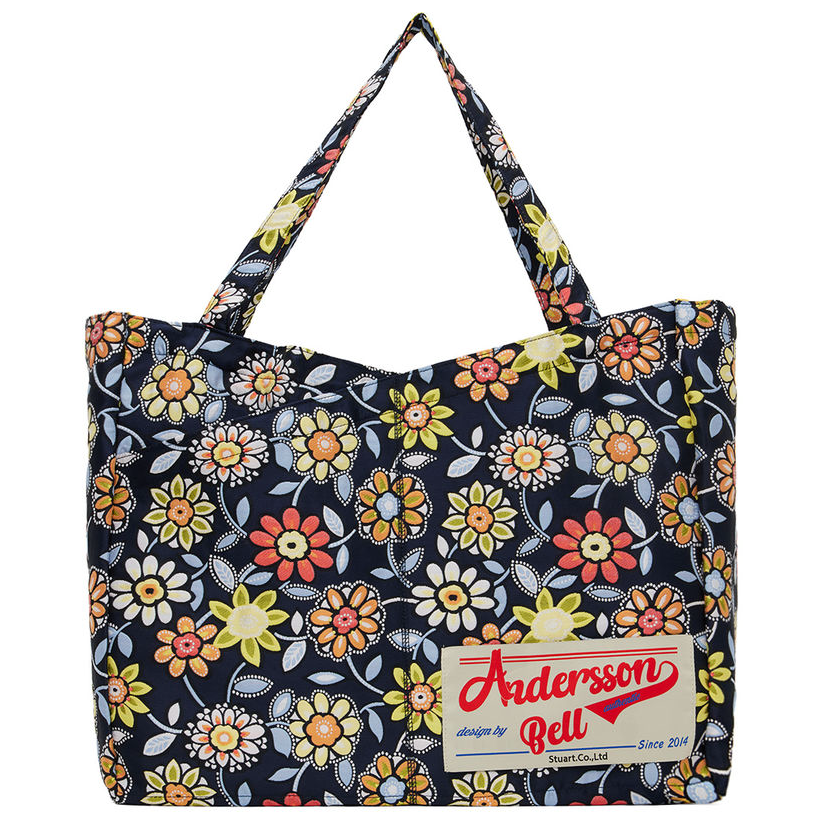 andersson bell 海军蓝 flower 托特包男