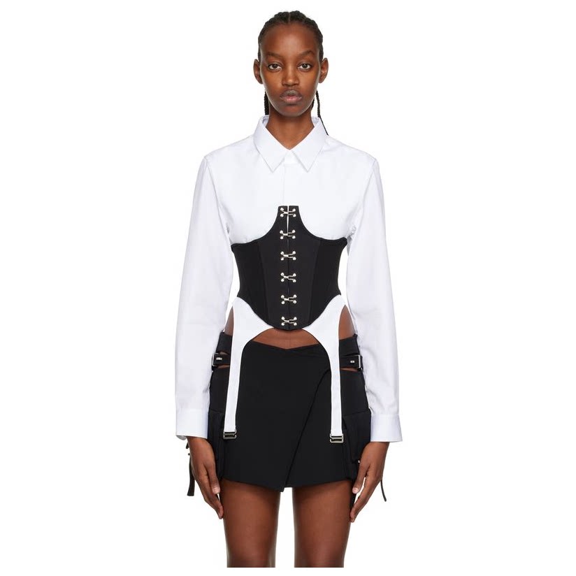 dion lee 黑色 under 束腰女