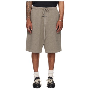 Fleece Essentials Basketball 短褲 灰褐色 男