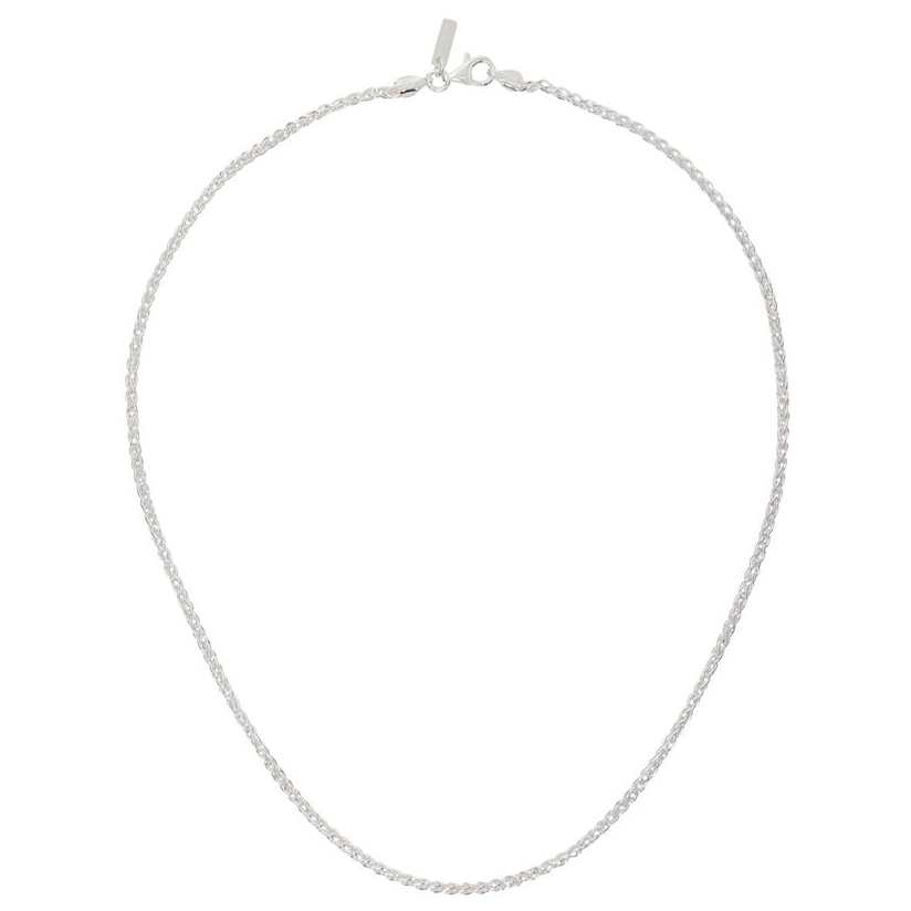 hatton labs 银色 rope chain 项链男