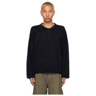 衫 COMMAS Polo 黑色 男 Relaxed