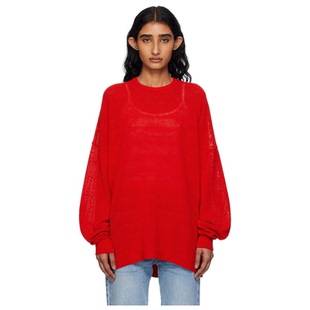 Crewneck 红色 Basel 女 针织衫 Frankie The Shop