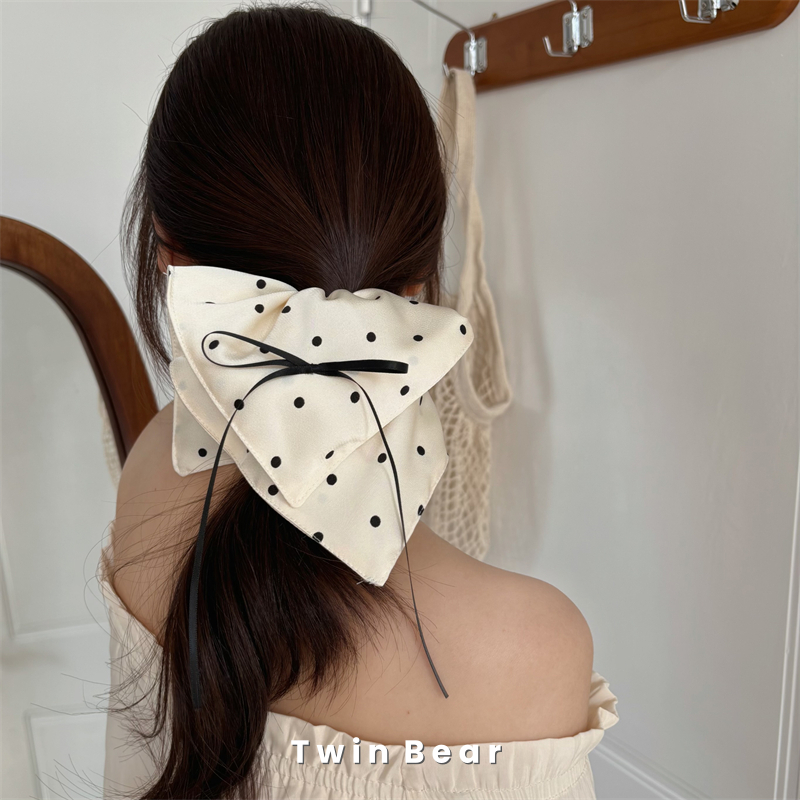 方向风车发圈缎面高级感高级感