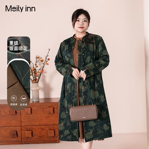 大码新中式棉衣外套女