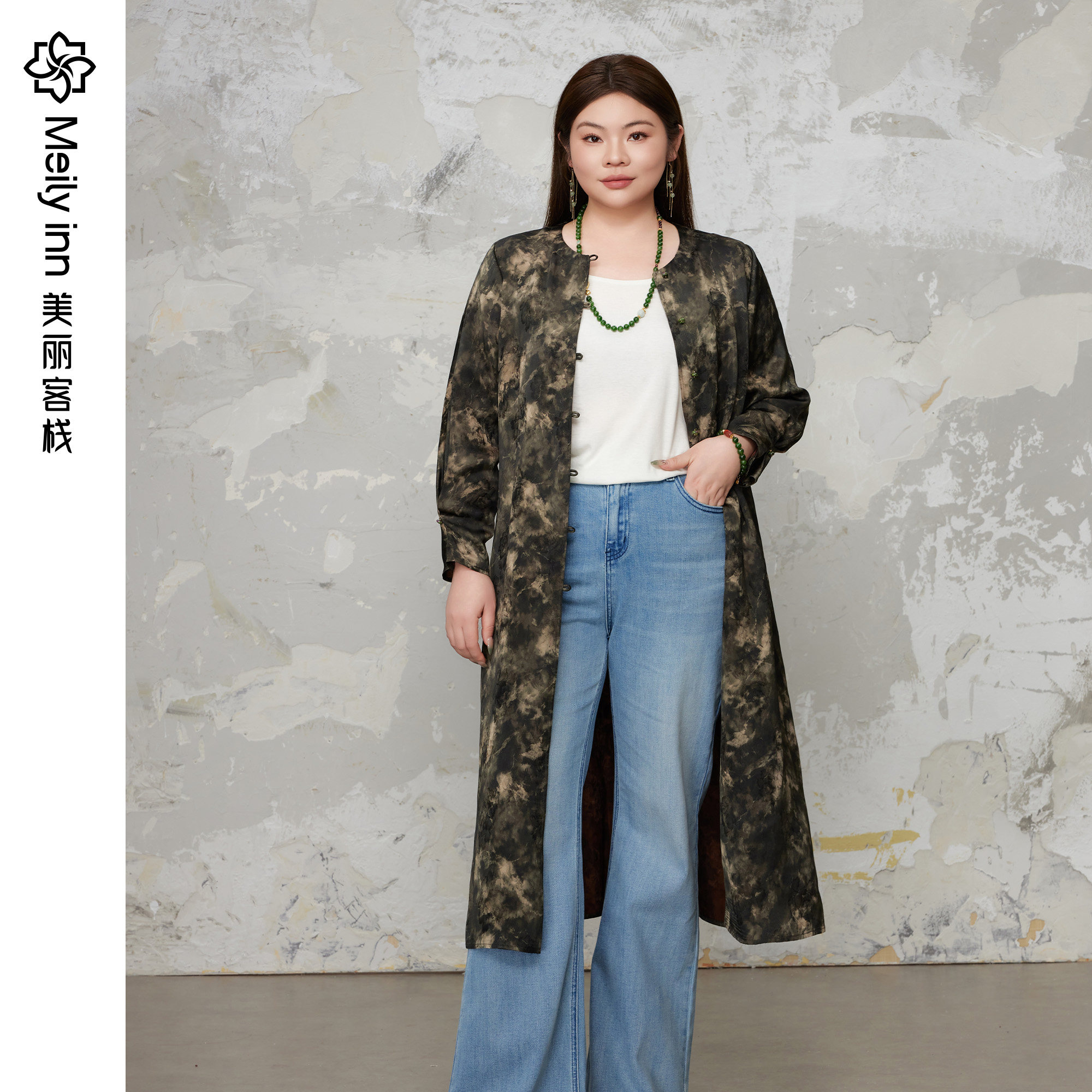 美丽客栈大码女装连衣裙