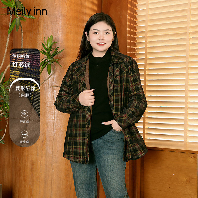 美丽客栈宽松型朋克风长袖棉