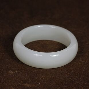 84克 59.9 老料 新疆和田玉羊脂白玉手镯 新新玉器