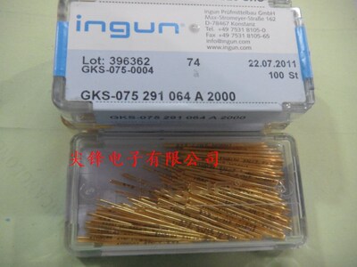 厂家直销 英钢INGUN探针GKS-075 291 064A2000 尖头探针