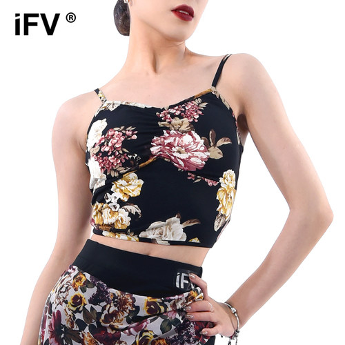 IFV拉丁舞性感露背吊带夏季新品