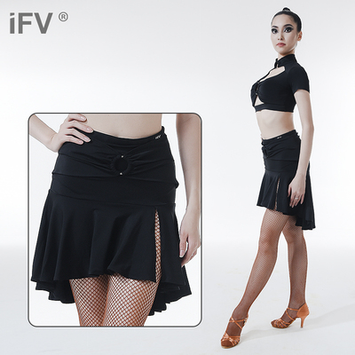 单环褶皱拉丁练功服IFV/伊芙唯