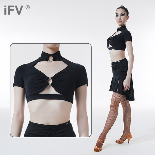 短袖拉丁舞IFV/伊芙唯练功服