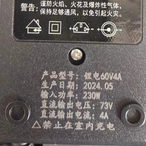 锂离子充电器48V36V3A60V72V4A5A外卖代驾滑板哈雷平衡车锂电池