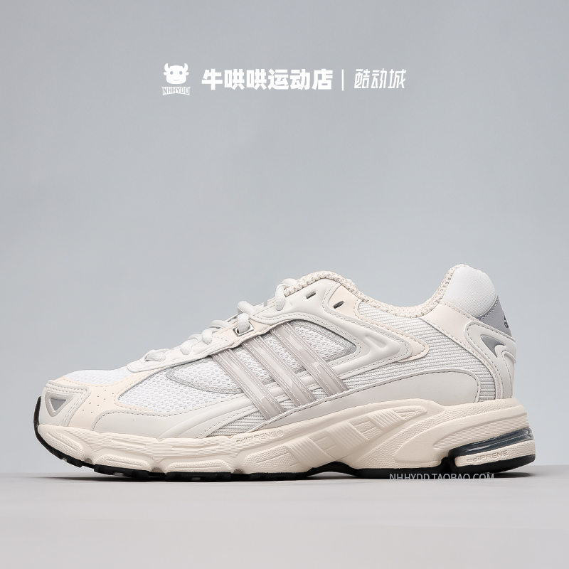 Adidas耐磨透气低帮休闲跑鞋