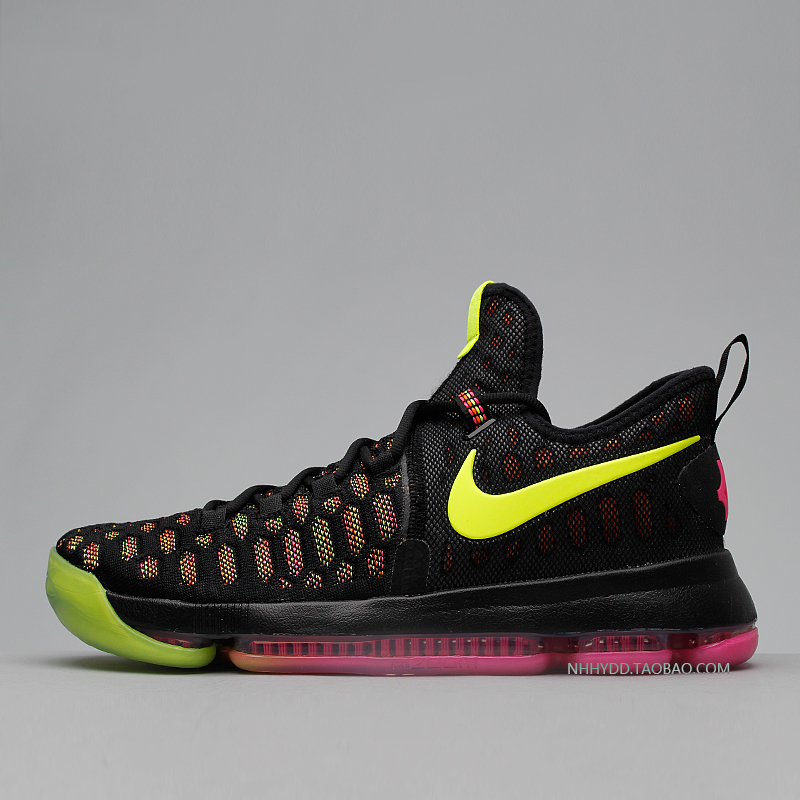 牛哄哄 Nike KD 9 EP 杜兰特9 黑彩虹里约实战蓝球鞋 844382-999 运动鞋new 篮球鞋 原图主图