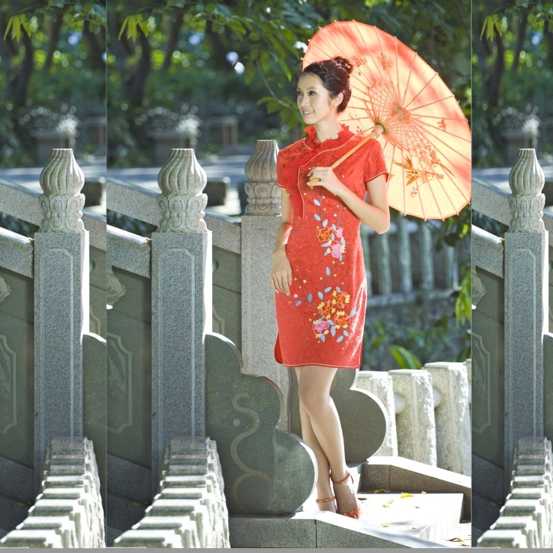 复古风夏装显瘦婚庆修身新娘礼服