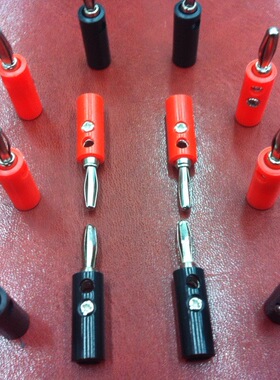 香蕉/测试插头 红/黑色 JS919接线端子/座 4MM香蕉插座/接线柱